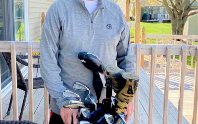 Knee pain fixed!!  Now he’s ready to golf!